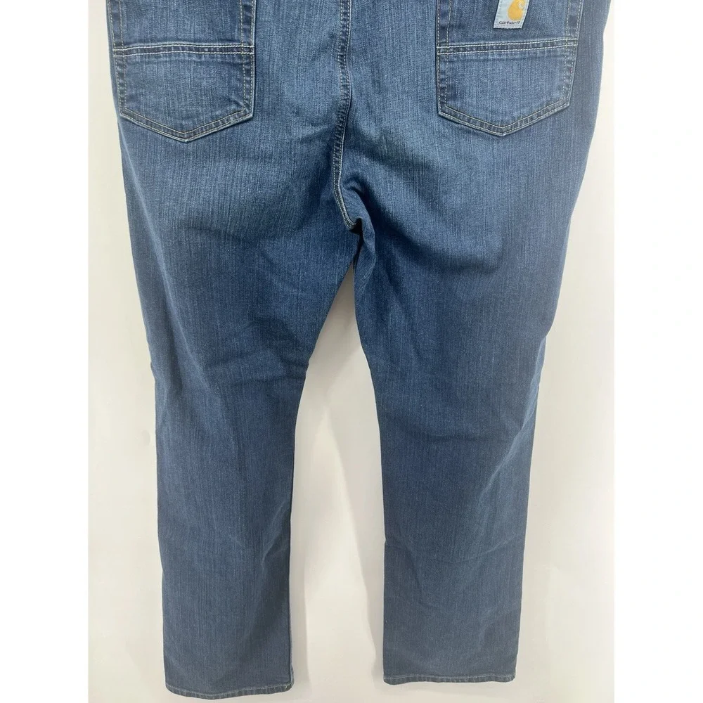 Carhartt Rugged Flex 5 Pocket Jeans Relaxed Fit Tagged 40/32 Actual 41/32 BD2804